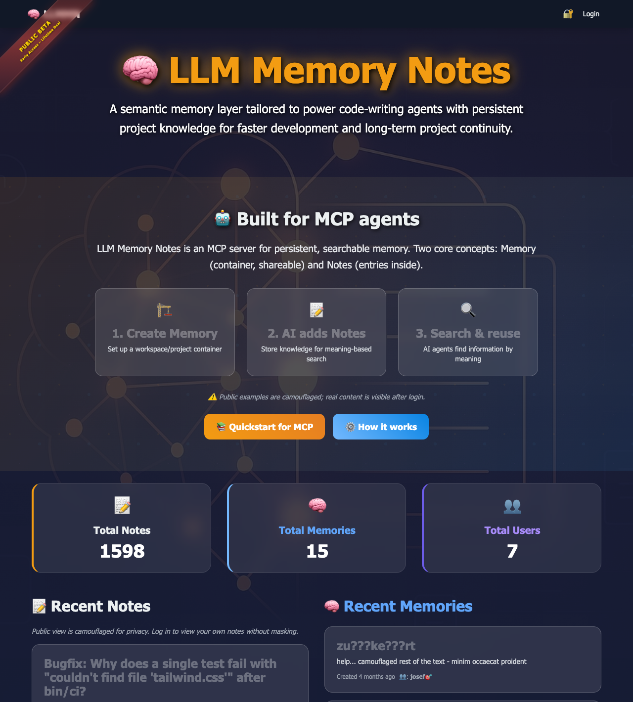 LLM Memory Notes